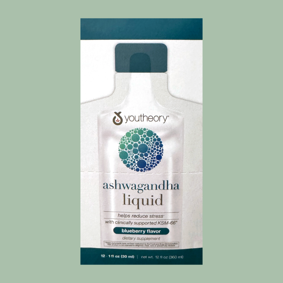 youtheory Ashwagandha Liquid - KSM-66 - Blueberry Flavor