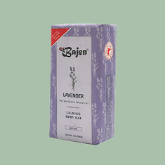 Bajen Lavender calming body soap bar