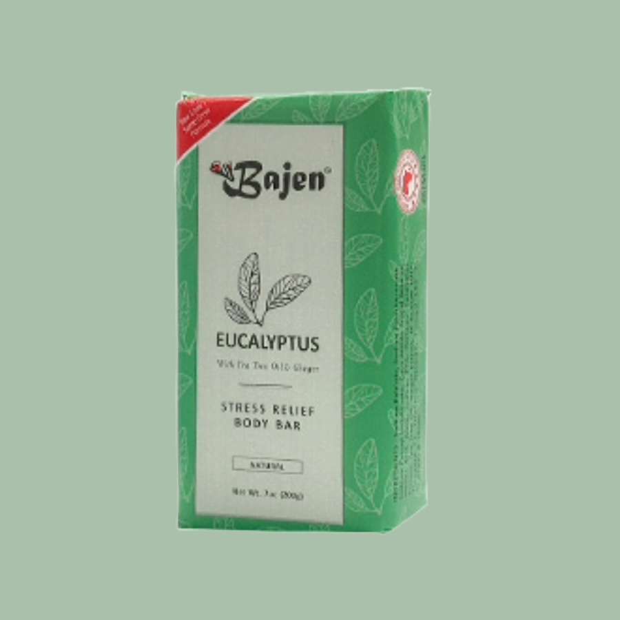 Bajen Eucalyptus stress relief natural body soap bar