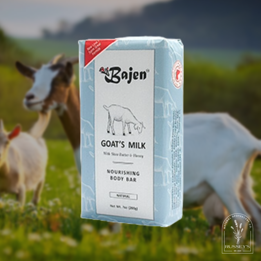 Bajen Goat's Milk body soap bar, skin nourishing