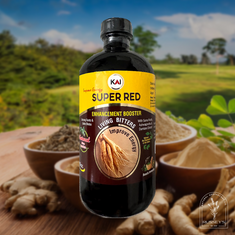 Kai Super Red Enhancement Bitters Tonic, African Enhancement Booster with Ginseng, Gingko Biloba, and Ashwagandha 